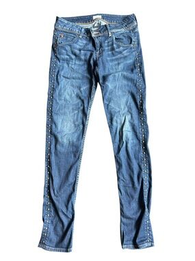 Hudson Collins Skinny Jeans With Studs Size 28